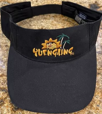 Yuengling Sun Visor Hat Black Adjustable 100% Cotton Golf Casual Beer Brewery • $9.99