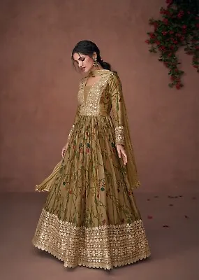 Indian Bollywood Anarkali Salwar Kameez Designer Dress Pakistani Party Long Gown • $81.33