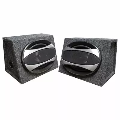 Pair Of Audiopipe Audiodrift 6 X 9 Inch 500 Watt 4 Way Car Speaker Boxes CSB9000 • $81.95