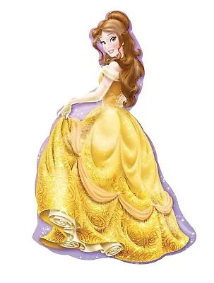 Disney Princess Belle 39” Tall Helium Mylar Foil Balloon XL Beauty And The Beast • $6.99