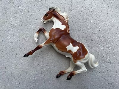 Vintage Breyer Hartland Horse Chestnut Paint Pinto Rearing Mustang Stallion 9” • $24