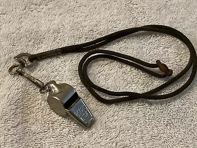 Vintage Whistle The Acme Thunderer Silver Tone Metal Whistle England Works. • $19.99