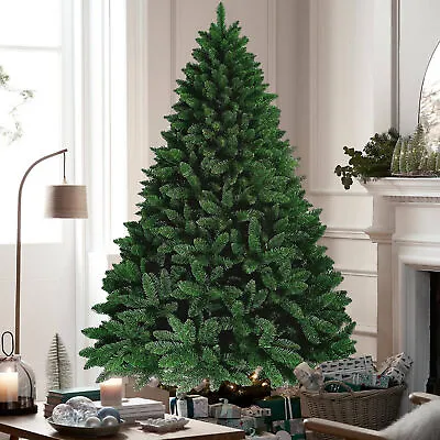 £24.98 • Buy 6ft Christmas Tree Traditional Artificial Large Bushy Xmas Tree With Metal Stand