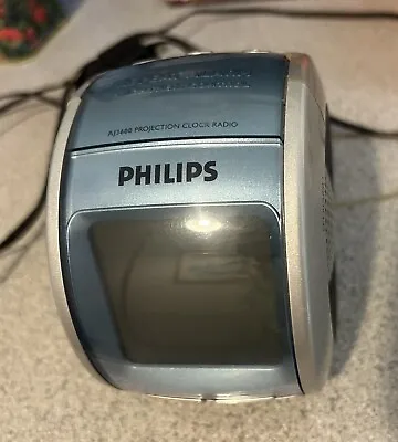 Clock Radio Philips With Time Projection AJ3600/AM/FM Digital Alarm Portable • £12.99