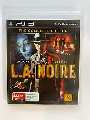 PS3 LA Noire PS3 PlayStation 3 Game Complete Manual PAL Free Shipping • $10