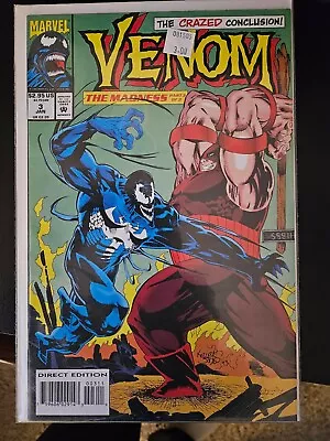 Venom The Madness #3 (1994) MARVEL Juggernaut BAGGED & BOARDED • $10