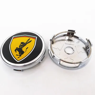 4pcs 60mm Donkey Animal Emblems Badges Car Wheel Rim Center Hub Caps 56mm Clips • $15.99