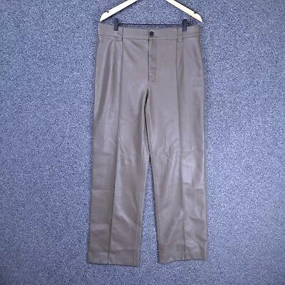 Zara Womens Pants Size XL Khaki Stretch • $24.95
