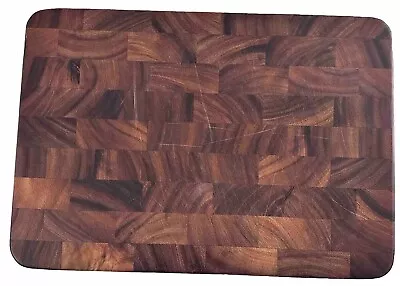 Vintage Dansk Solid Wood Rectangular Cutting Board Round Corners 20”x14”x1.25” • $125