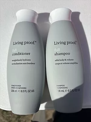 Living Proof Full Shampoo & Conditioner (8 Oz) Thick Hair Cleanser Combo Set • $23