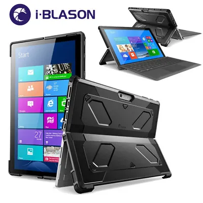 For Microsoft Surface Pro 6 / 5 / 4 Case I-Blason Armorbox Cover With Kickstand • £22.99
