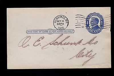 Erie Railroad Co Union Steamboat Line Starrucca Milwaukee 1910 Postal Card 8n • $15