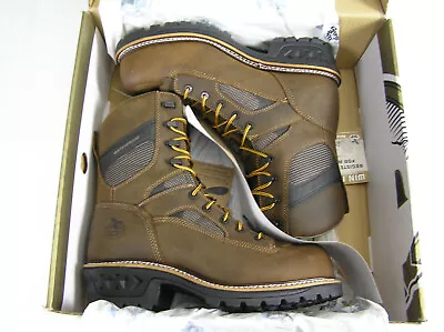 Georgia Boot Amp LT Mens LTX Logger Composite Toe Waterproof Work Boot  Size 12W • $200