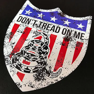 $4.98 • Buy Don't Tread On Me Shield - Sticker