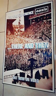 Oasis / There And Then  Promo Poster 1996 • £25