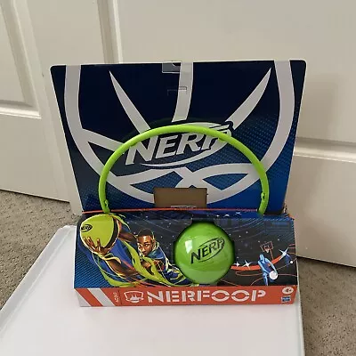 *BRAND NEW NERF NERFOOP The Classic Mini Foam Basketball And Hoop Hooks On Doors • $16.50