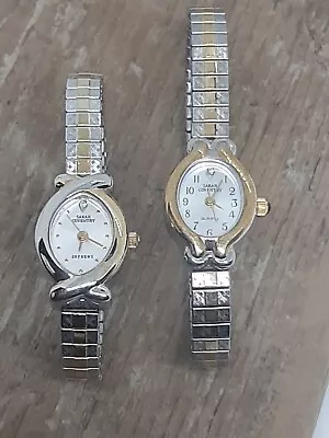 Vintage Sarah Coventry Ladies Wristwatch Watch Lot Of 2 • $10