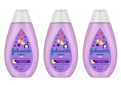 £10.69 • Buy Johnson's Baby Bedtime Bath Lavender And Camomile 300ml,Pack-3