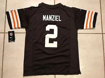 NWT NIKE Cleveland Browns Johnny Manziel NFL Youth Large MSRP $70 • $19.99