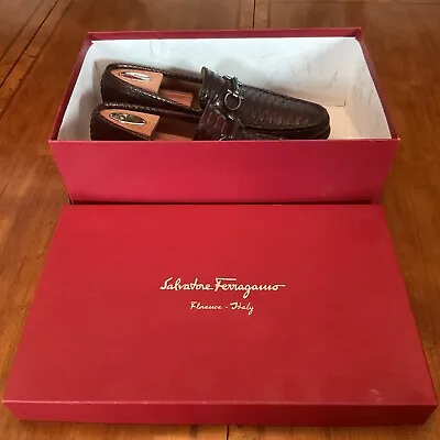 Classic Exotic Salvatore Ferragamo Mens Shoes Size 9 • $495