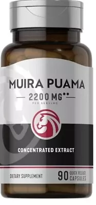 Muira Puama Extract 2200mg 90 Caps Non GMO/Gluten Free Holistic • $17.95