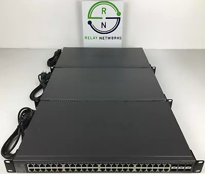 LOT OF 3 Netgear GS752TS 1U 52 PORT GIGABIT ETHERNET SWITCH • $269