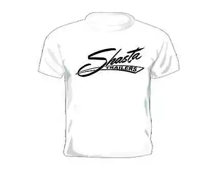 VINTAGE TRAVEL TRAILER T-SHIRT SHASTA TRAILERS In BLACK • $19.99