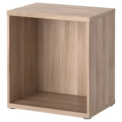 Brand New IKEA BESTA Walnut Effect Light Gray Cabinet Book Case 702.473.81 • £48.66