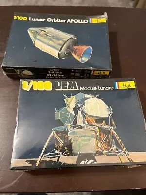 Heller Model Kits - Lunar Orbiter Apollo & LEM Module - 1/100 Scale - Sealed • $20