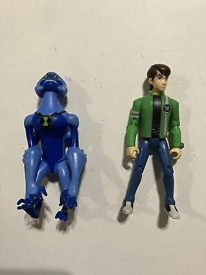 Ben Tennyson & Spider Monkey Ben 10 Figures Ben 10 Cartoon Network 4in Bandai • $15