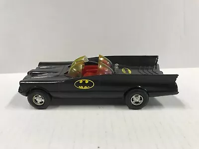 Vintage 70s/80s DC Batmobile Toy - Black/Yellow Logo • $19.95