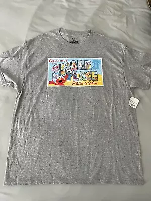 NEW Sesame Place Philadelphia XL T-Shirt Tee Street Elmo Busch Gardens Muppets • $14.99