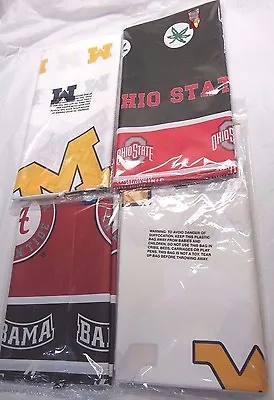 NCAA Vinyl Table Cover 54  X 108  By Rico Industries -SELECT-Team Below • $18.99