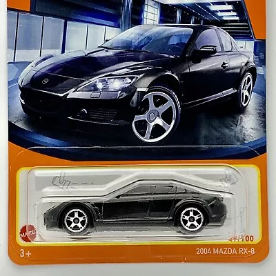 2023 Matchbox 70 Years 2004 Mazda RX-8 Black #49 Diecast 1/64 Toy Car New - I • $5.99