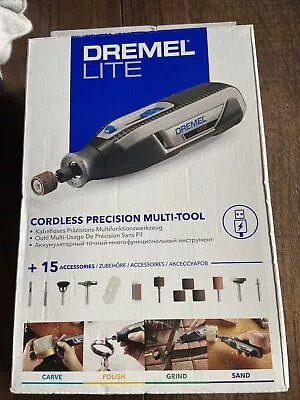 £32.67 • Buy Dremel Lite Cordless Precision Multi Tool Kit + 15 Accessories