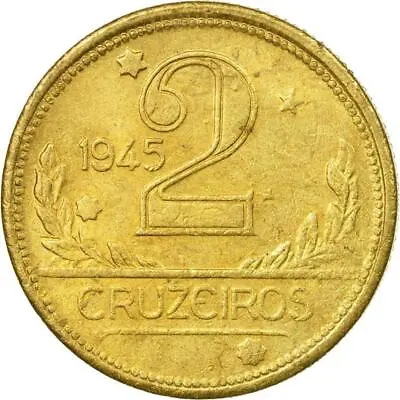 Brazil | 2 Cruzeiros Coin | KM559 | 1942 - 1956 • $6.39