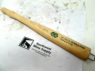 NOS Vintage Hartwell Brothers Jewel Hickory 11  Ball Pein Or Machinist Handle   • $19.95