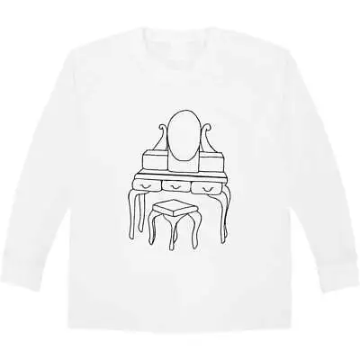 'Dressing Table' Children's / Kid's Long Sleeve Cotton T-Shirts (KL021515) • £9.99