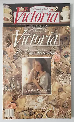 Lot Of 2 Vintage Victoria Magazine February/March  1992 Issue • $20