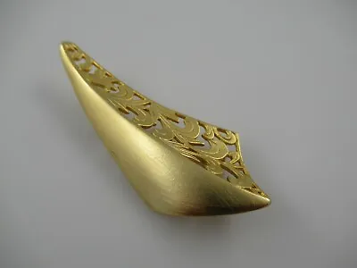 Signed Venue USA Vintage Brooch Pin Gold Tone 2-3/4  • $19.95