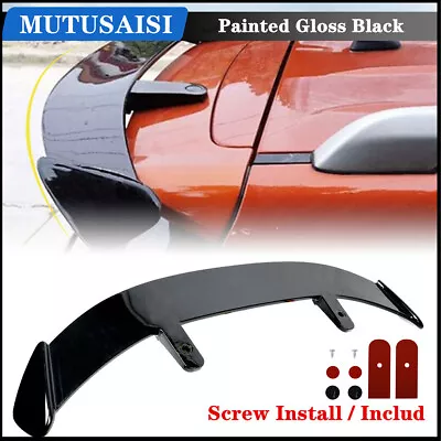 Universal Rear Trunk Spoiler Wing For SUV Hatchback Wagon GT-Style Gloss Black • $56.99