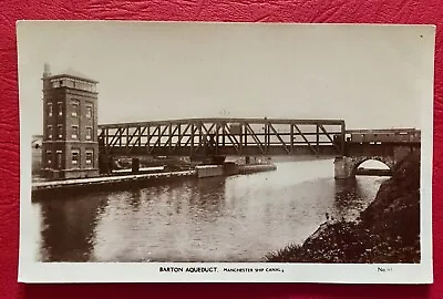 Manchester Ship Canal- Barton Aqueduct - 1920s - Unposted • £1