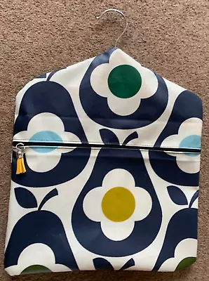 Handmade Zipped Orla Kiely Oilcloth Peg Bag • £9.99