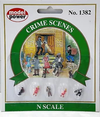 N Scale Model Power Figures 'Crime Scenes' Item #1382 • $6.37