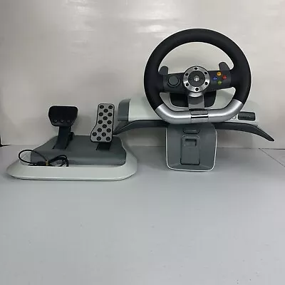 Microsoft Xbox 360 Steering Wheel & Pedals Pre-owned • $89.99
