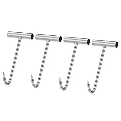 7.5  T-Handle Meat Boning Hook Stainless Steel T Hooks For Butcher Shop 4Pcs • $35.40