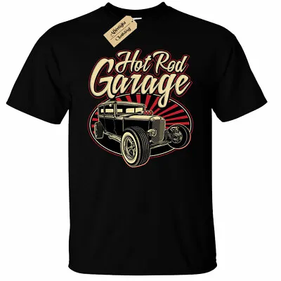£9.95 • Buy Men's Hot Rod T-Shirt | S To Plus Size | USA Classic Vintage Car Racer