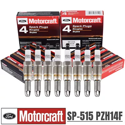 8Pcs Platinum Spark Plugs SP-515 PZH14F For Motorcraft Ford F150 5.4L SP546 • $39.45