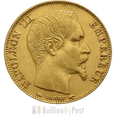20 French Francs - Napoleon III Bare Head • £422.28