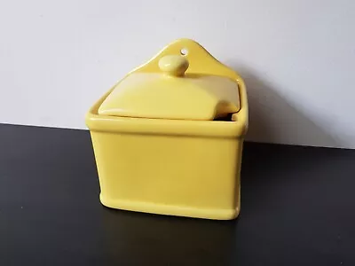 Maxwell Williams Gourmet Colours Vintage Yellow Kitchen Salt Pig Canister Cellar • $19